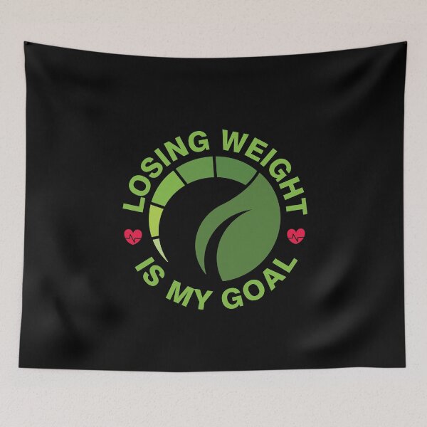Item preview, Weight Loss Loading Bar Fitness Motivation "LOSING WEIGHT IS MY GOAL" designed and sold by Drago Art.