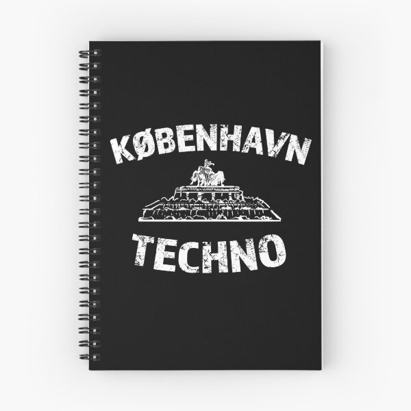 Item preview, Copenhagen Techno t-shirt for raver, club, festival designed and sold by Print  Androïde.