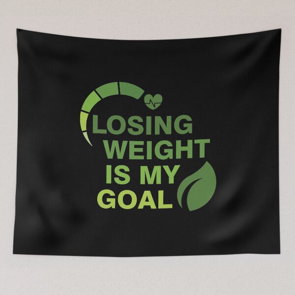 Item preview, Weight Loss Loading Bar Fitness Motivation "LOSING WEIGHT IS MY GOAL" designed and sold by Drago Art.