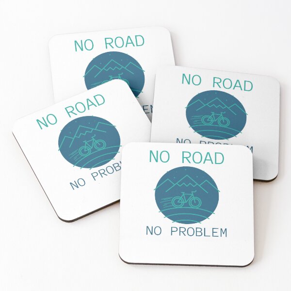 Item preview, Bicycle No Road No Problem designed and sold by Hooked-Atire.