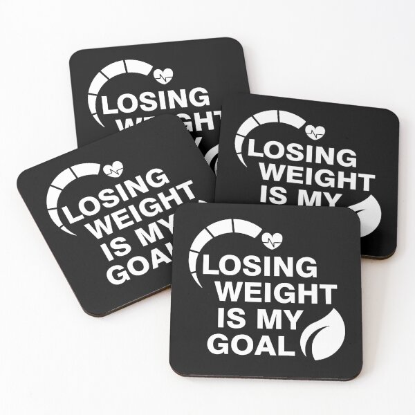 Item preview, Weight Loss Fitness Motivation "LOSING WEIGHT IS MY GOAL" designed and sold by Drago Art.