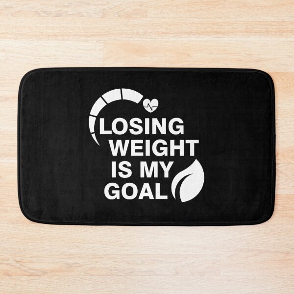Item preview, Weight Loss Fitness Motivation "LOSING WEIGHT IS MY GOAL" designed and sold by Drago Art.