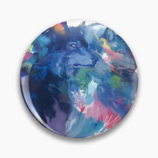 Item preview, Blue Colored Wolf designed and sold by BojerShop.