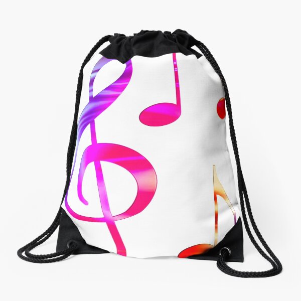 Music Drawstring Bag