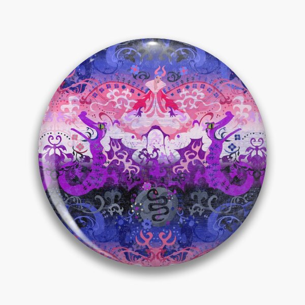 Item preview, Genderfluid Dragon Damask with thicker black stripe -- Genderfluid Pride Flag Colors designed and sold by ArgyleImp.