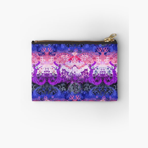 Item preview, Genderfluid Dragon Damask with thicker black stripe -- Genderfluid Pride Flag Colors designed and sold by ArgyleImp.