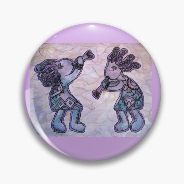 Item preview, 2 Kokopellis in lavender designed and sold by catapat60.