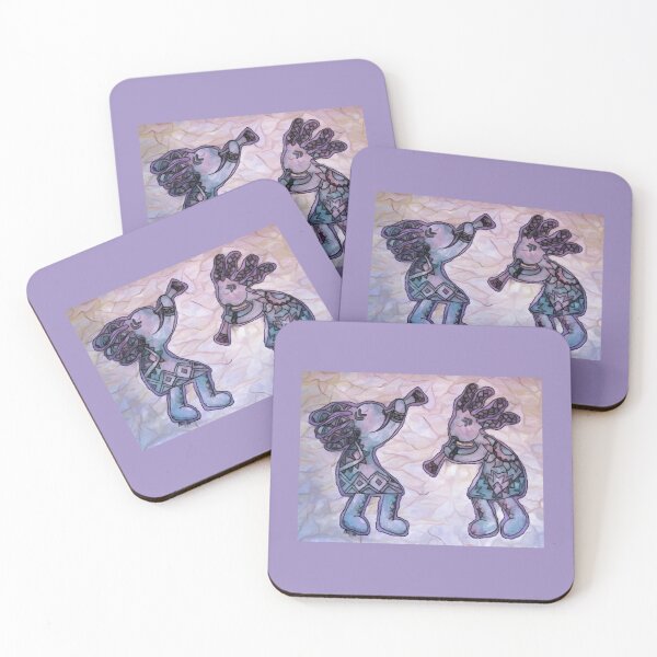 Item preview, 2 Kokopellis in lavender designed and sold by catapat60.