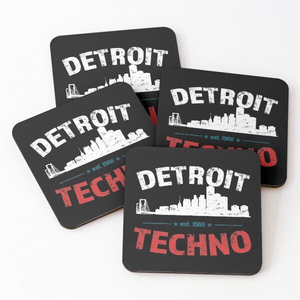 Item preview, Detroit Techno for raver, club, festival designed and sold by Print  Androïde.