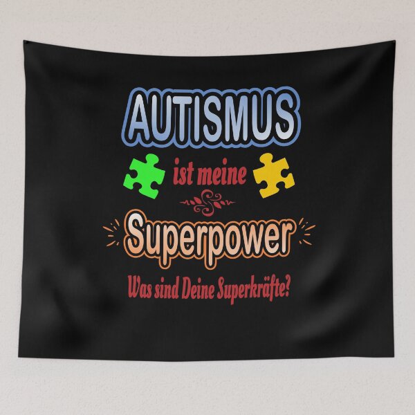 Item preview, Autism Awareness Super Powers Autistic Gift designed and sold by Ibu83.