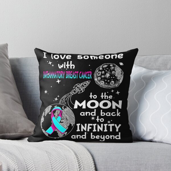 Item preview, I Love Someone With Inflammatory Breast Cancer To The Moon And Back designed and sold by heppenp.