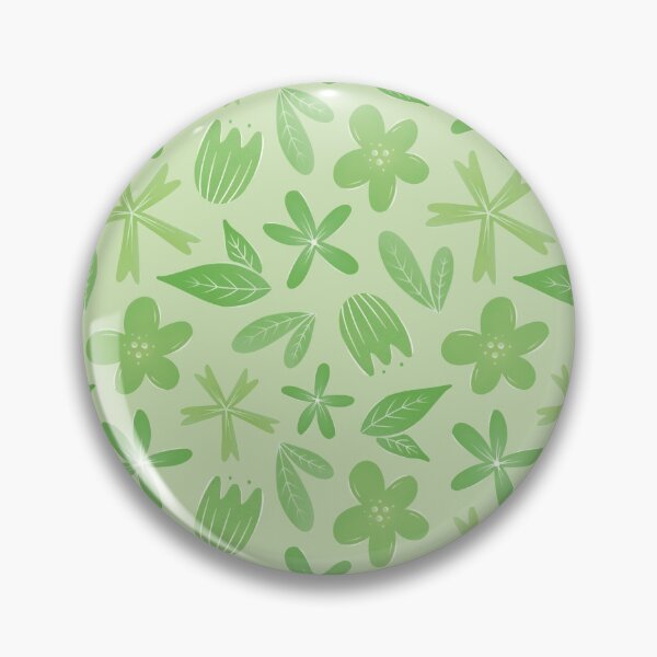 Item preview, Cute Floral Pattern Green designed and sold by CutiPiStudios.