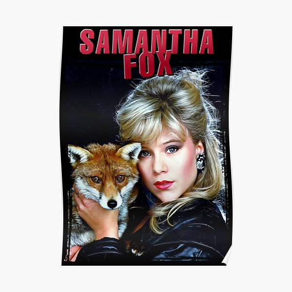 Poster Samantha Fox Redbubble