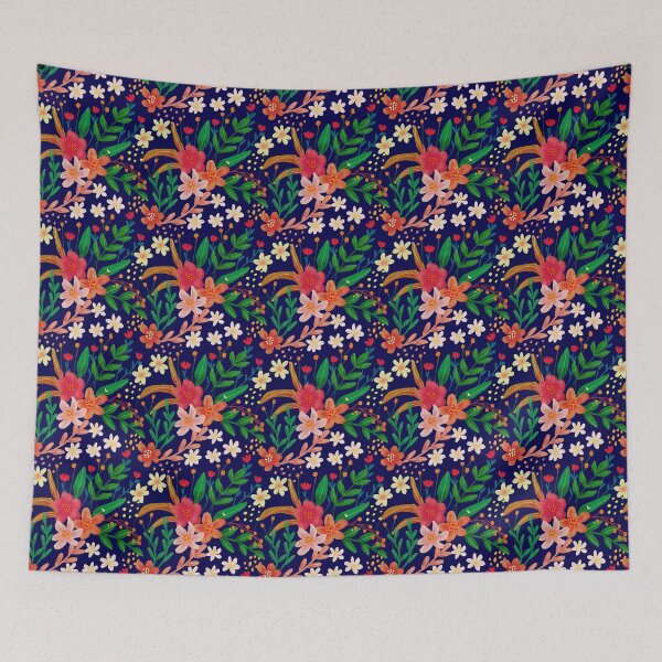 Item preview, Flower lover pattern designed and sold by myinkcolour.