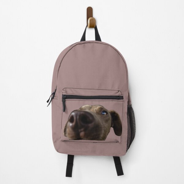 Item preview, Cute and funny brown dog called Eddie, on black background. designed and sold by AylaHarbich.