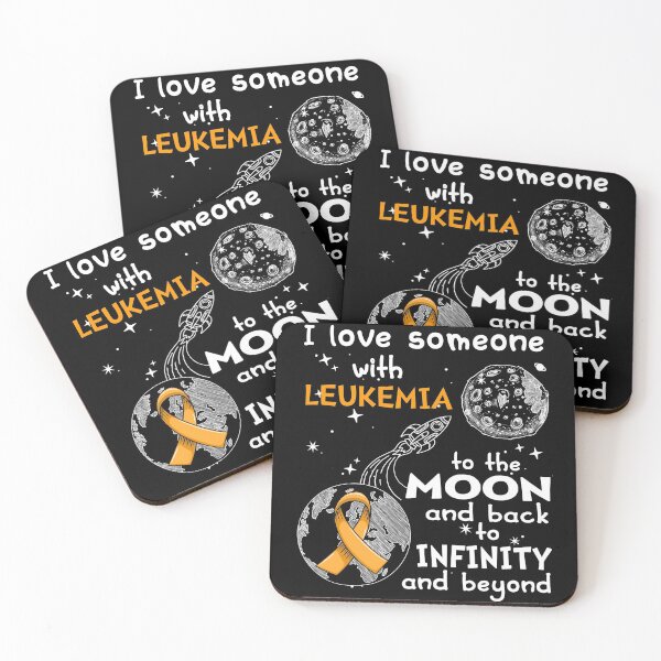 Item preview, I Love Someone With LEUKEMIA To The Moon And Back designed and sold by heppenp.