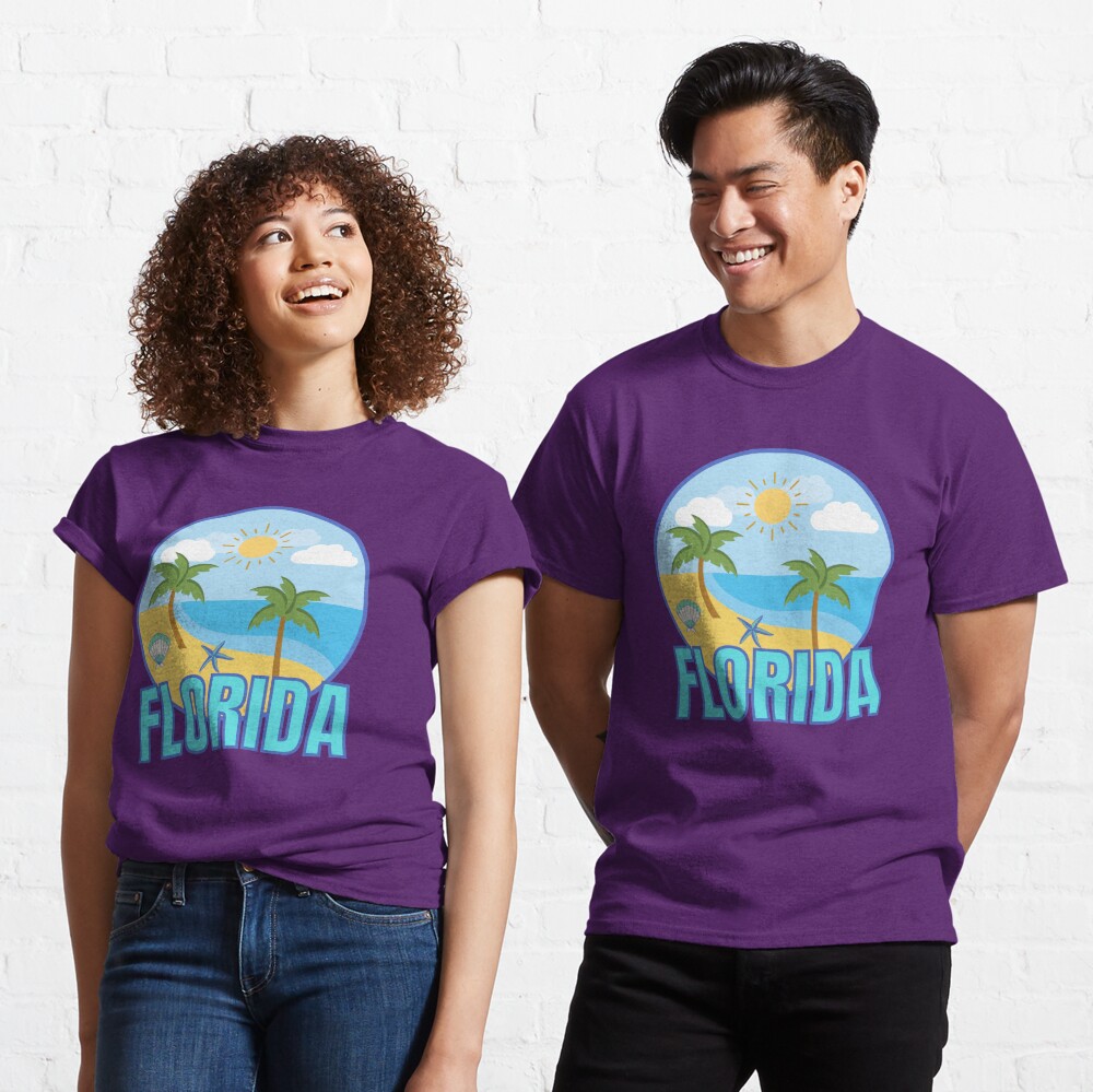Disover FLORIDA BEACH SUMMER DESIGN | Florida Gifts  Classic T-Shirt
