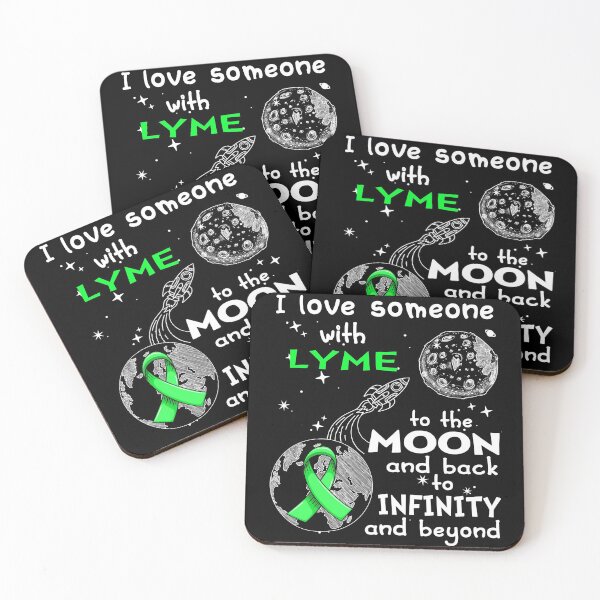 Item preview, I Love Someone With LYME To The Moon And Back designed and sold by heppenp.