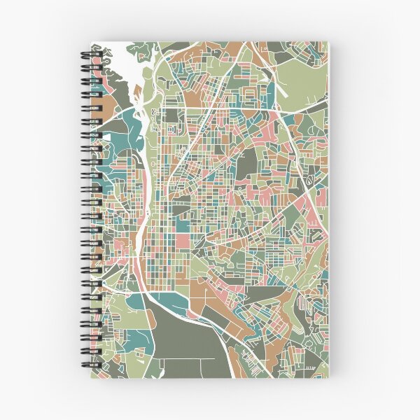Item preview, Columbus Map, Map of Columbus Georgia designed and sold by MosaicMaps.