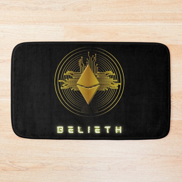 Item preview, Ethereum, Belieth, believe in eth, Ether, ETH, Crypto, Krypto, Blockchain, HODL, Trader, Bitcoin, BTC, cryptocurrency designed and sold by karlsageder.