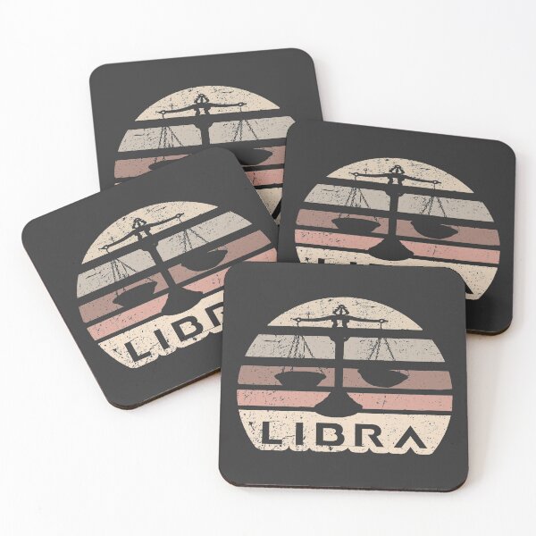 Item preview, Libra Retro sun zodiac earth colors designed and sold by CecyLL.