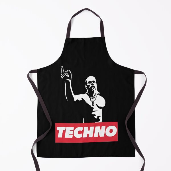Item preview, Techno Viking meme legend for techno DJ, raver, club, festival designed and sold by Print Androïde.