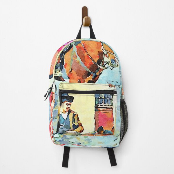 Item preview, Barbarano Romano: man on horseback and woman with traditional dress designed and sold by Giuseppe Cocco.