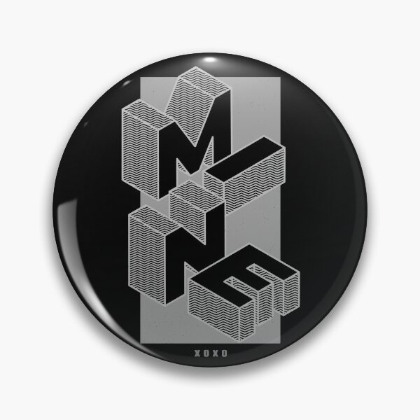 Item preview, Mine In 3d Block Letters - Mine XOXO designed and sold by molamode.