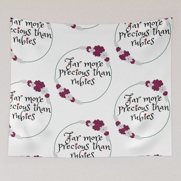 Item preview, Far more precious than rubies designed and sold by Believer's  Hub.