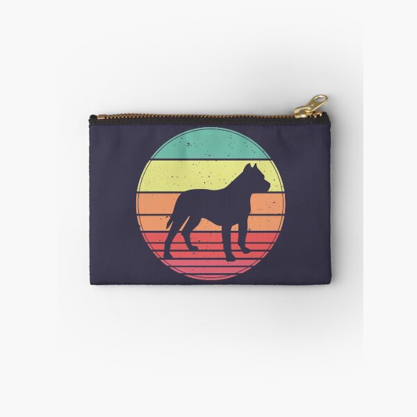 Item preview, Pitbull Vintage Retro Sunset designed and sold by faudeltn.