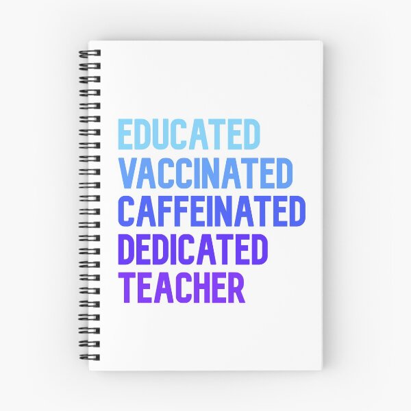Item preview, Educated Vaccinated Caffeinated Dedicated Teacher designed and sold by Sam-wong.