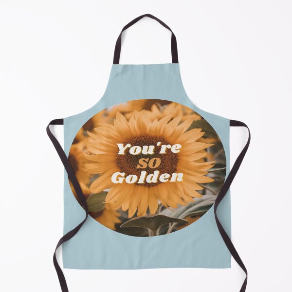 Item preview, You're so golden yellow orange sunflower quote circle  designed and sold by JLPhotographer.