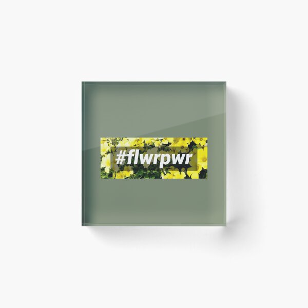 Item preview, Flower Power Springtime hashtag designed and sold by achoprop.