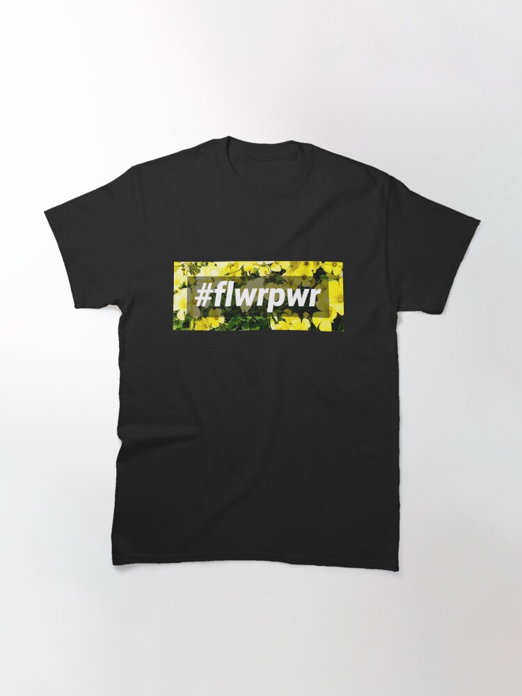 Vista alternativa de Camiseta clásica Flower Power Springtime hashtag 