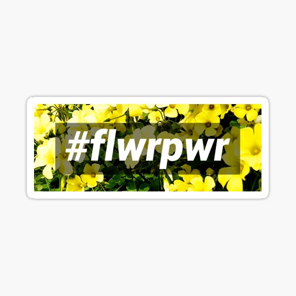 Item preview, Flower Power Springtime hashtag  designed and sold by achoprop.