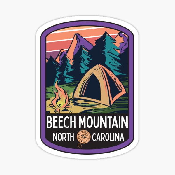 Item preview, Beech Mountain North Carolina NC Mountain Tent Campfire Camping Design designed and sold by palmettodigital.