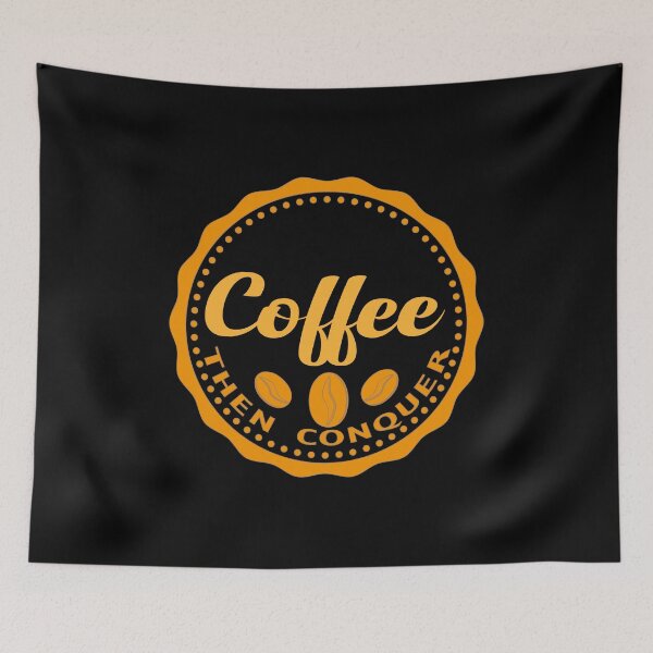 Item preview, Coffee Then Conquer designed and sold by YAITPSTORE.