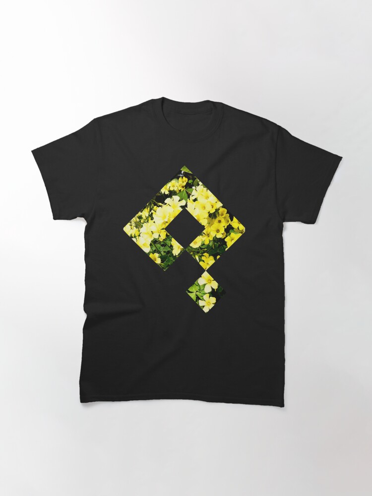 Vista alternativa de Camiseta clásica Flower Power Primavera Forma Geométrica