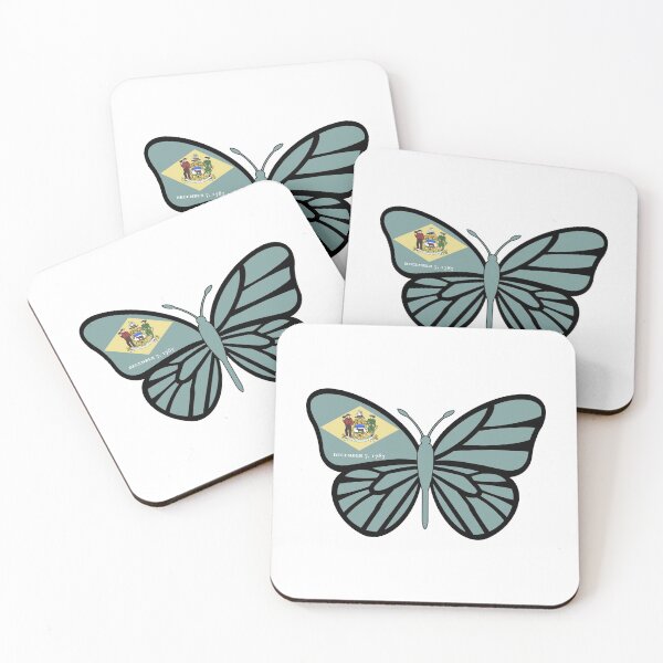Item preview, Mariposa de la bandera del estado de Delaware designed and sold by Gsallicat.
