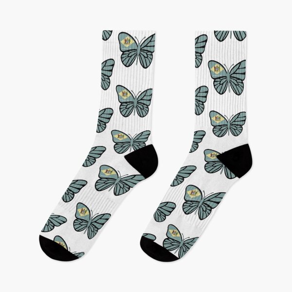 Item preview, State of Delaware Flag Butterfly designed and sold by Gsallicat.