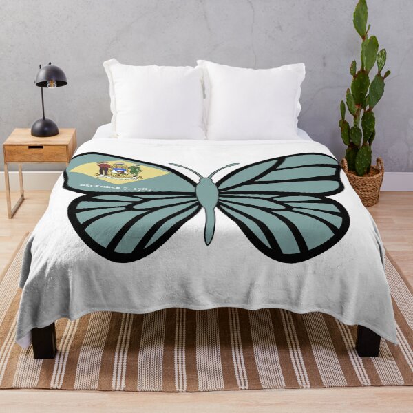 Item preview, Mariposa de la bandera del estado de Delaware designed and sold by Gsallicat.