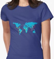 Pandemia Boardgames Women's Fitted T-Shirt