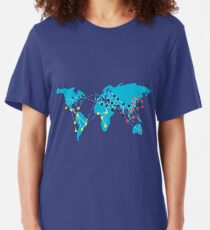 Pandemia Boardgames Slim Fit T-Shirt