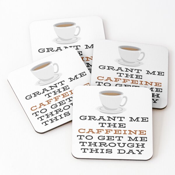 Item preview, Grant me the Caffeine to get me through this day designed and sold by Six Deers.