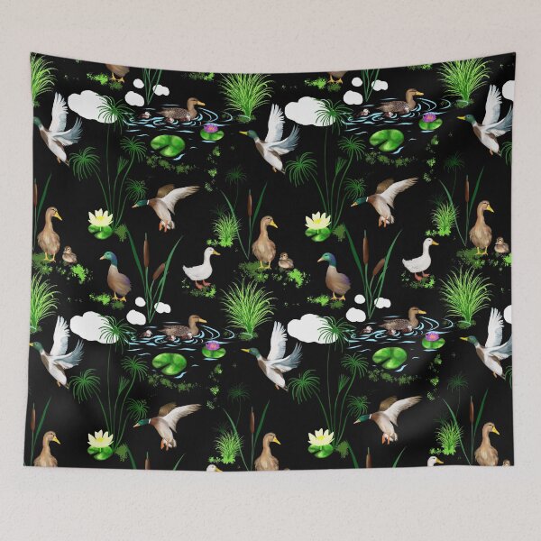 Item preview, Cute ducks art ,Goose,geese,Birds illustration,pattern  designed and sold by MariaMarinova.