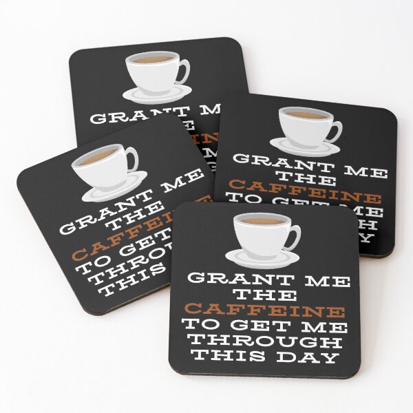 Item preview, Grant me the Caffeine to get me through this day designed and sold by Six Deers.