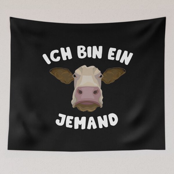 Item preview, I am someone - vegan cow designed and sold by noahs-shop.