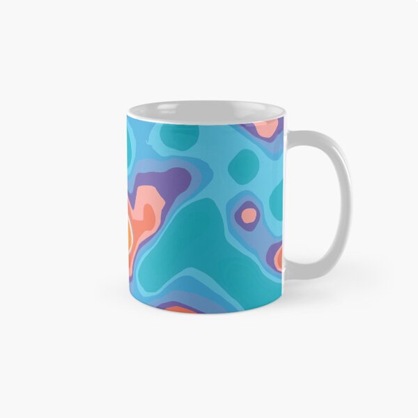 Aperçu de l'œuvre Motif abstrait bleu créée et vendue par quarantineshop.
