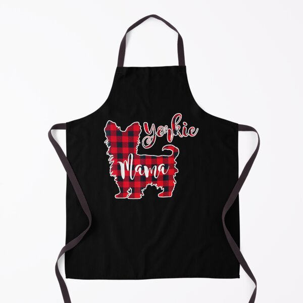 Item preview, Yorkie Mama Profile Yorkshire Terrier Buffalo Plaid Check designed and sold by lolahomya.