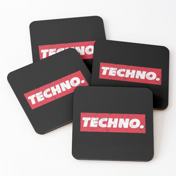 Item preview, TECHNO. for DJ, raver, club, festival designed and sold by Print  Androïde.